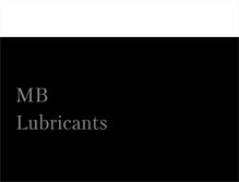 Tablet Screenshot of mblubricants.com
